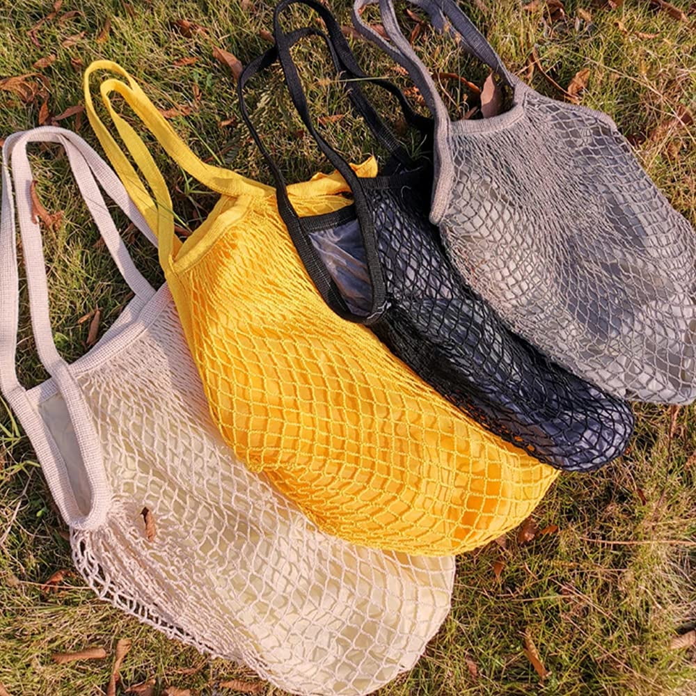 Organic Cotton Mesh Tote Bags French Market Tote Zero Waste Reusable String  Crochet Bags for Grocery, Farmers Market, Beach, or Produce - Etsy